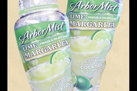 Lime margarita frozen cocktail, Canada